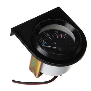 2" 52mm Universal Water Temperature Gauge 100-250F For 12 Volt System