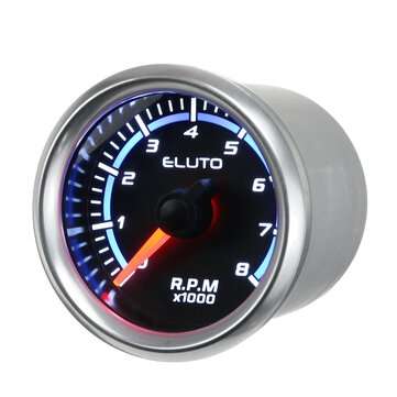 2" 52mm Universal Led Car Pointer Tachometer Tacho Gauge Meter 0-8000rpm