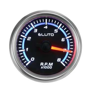 2" 52mm Universal Led Car Pointer Tachometer Tacho Gauge Meter 0-8000rpm