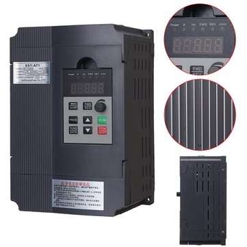 2.2KW 220V 12A Single Phase Input 3 Phase Output PWM Frequency Converter Drive Inverter V/F Vector C