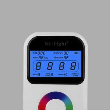 2.4GHz Mi Light LED Remote Control with LCD Screen Max 99 Zones for Track Strip Lighting
