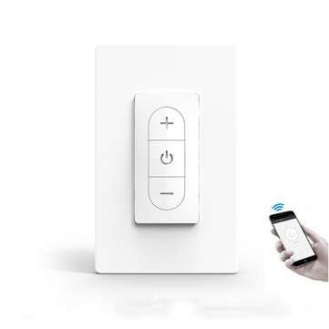 2.4G WiFi Smart Light Dimmer Switch DIY Wireless Breaker Voice Remote Control Work with Smart Life T
