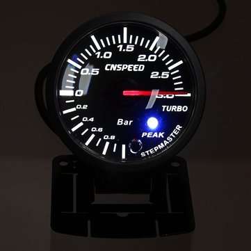 2.5 inch 60mm LED Turbo Boost Vacuum Pressure Car Gauge Meter Pointer Universal