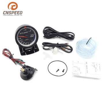 2.5 inch 60mm LED Turbo Boost Gauge Vacuum Press Pressure Bar Dials Meter for Car Truck