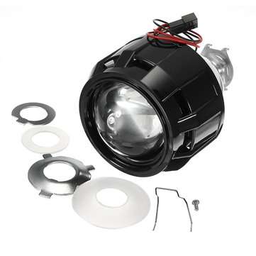 2.5 Inch Car Motor Bi-xenon HID Projector Angle Eye Halo Lens Headlight H1 H4 H7 (DIRECTION: RHD)