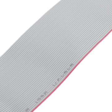2.54mm FC-40P IDC Flat Gray Cable LED Screen Connected to JTAG Download Cable