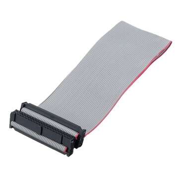 2.54mm FC-40P IDC Flat Gray Cable LED Screen Connected to JTAG Download Cable