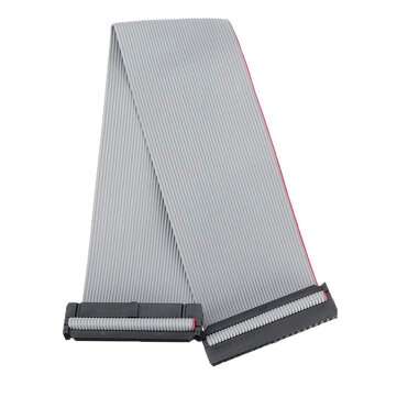 2.54mm FC-40P IDC Flat Gray Cable LED Screen Connected to JTAG Download Cable