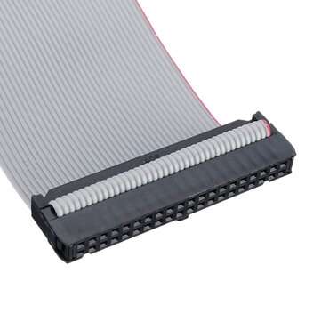 2.54mm FC-40P IDC Flat Gray Cable LED Screen Connected to JTAG Download Cable