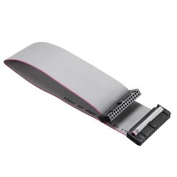 2.54mm FC-26P IDC Flat Gray Cable LED Screen Connected to JTAG Download Cable