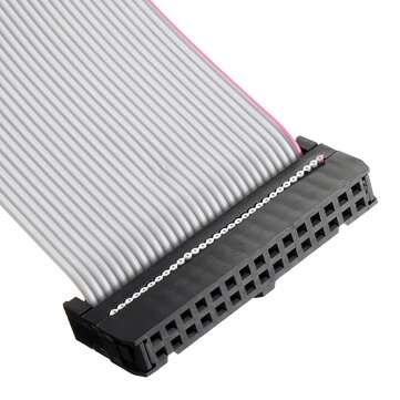 2.54mm FC-26P IDC Flat Gray Cable LED Screen Connected to JTAG Download Cable