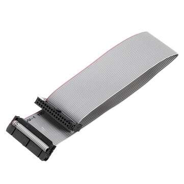 2.54mm FC-26P IDC Flat Gray Cable LED Screen Connected to JTAG Download Cable
