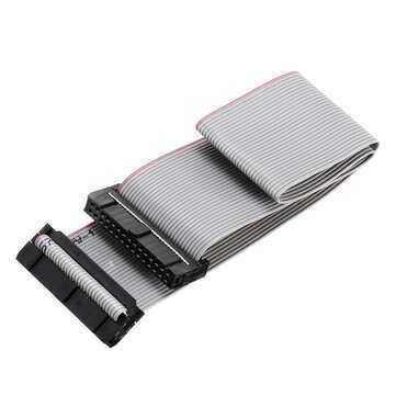 2.54mm FC-26P IDC Flat Gray Cable LED Screen Connected to JTAG Download Cable