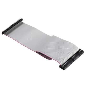 2.54mm FC-50P IDC Flat Gray Cable LED Screen Connected to JTAG Download Cable