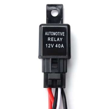 2.5m LED Work Light Bar Wiring Harness Kit with Fuse 40A Relay On-off Switch Universal for Jeep Off