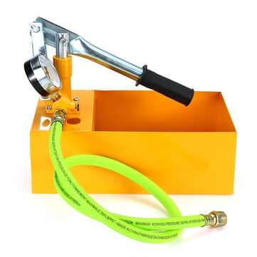2.5MPa 25KG Water Pressure Tester PumpTank Manual Hydraulic Oil Test Tools Set