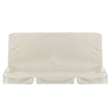 2/3 Seater Replacement Canopy Swing Hammock Seat Spare Sofa Chair Covers G... (COLOR & SIZE: WHITEL)