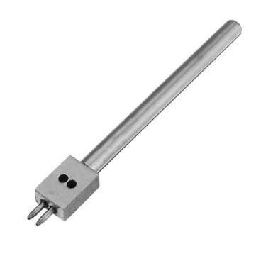 2/4/6 Hole Row Leather Craft Round Hole Puncher Cutter Punch Tool 4mm Spacing Leather P... (SIZE: 2)