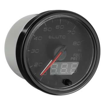 2`` 52mm 0-80PSI 10 Color LED Digital Car Oil Pressure Gauge Meter With Sensor