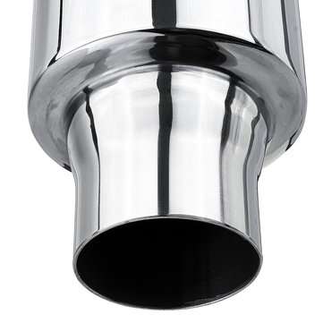 2`` In/Outlet 13`` Long Car Turbo Exhaust Muffler Resonator Siliencer Stainless