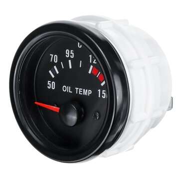 2`` 52mm Oil Temperature Gauge Kits Digital LED Display Clear Len with Sensor