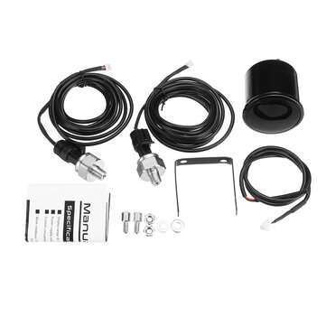 2`` 52mm LED Dual Digital Air Pressure Gauge PSI Air Suspension Meter with Sensors