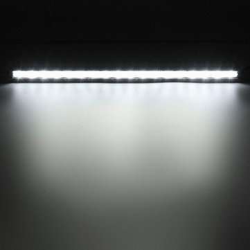 20 Inch 180W 9V-30V 18000lm Slim Single Row 6D Spot Beam LED Work Light Bars Waterproof For Off Road
