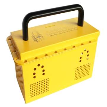 20 Holes Portable Steel Lock Storage Box Lockout Tagout Keys Organizer Security Box Common Padlock S