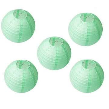 20 Pcs Paper Lantern Chinese Japanese Assorted Size Round lampion Wedding Baby Shower Xmas Party Dec