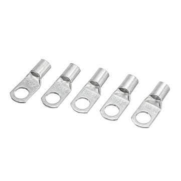 20 Pcs 5AWG Copper Cable Lugs 16-8mm 5/16" Electrical Terminals Block Wire Connectors