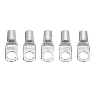 20 Pcs 5AWG Copper Cable Lugs 16-8mm 5/16" Electrical Terminals Block Wire Connectors