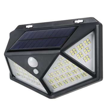 200 LED Solar Powered Light Outdoor Motion Sensor Wall Yard Spa Garden Lamp