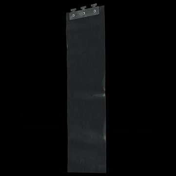 200*18*0.1cm PVC Plastic Strip Curtains Freezer Room Door Strip Kit Hanging Rail