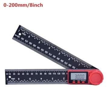 200/300mm 360 Degree LCD Digital Display Angle Ruler Inclinometer Goniometer Protra... (SIZE: 200MM)