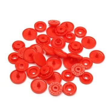 200 Sets T5 Plastic Snaps Fastener Buttons Press Stud KAM Snap Size 20