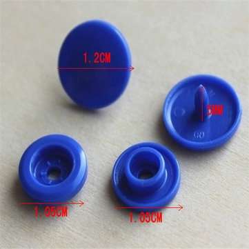 200 Sets T5 Plastic Snaps Fastener Buttons Press Stud KAM Snap Size 20