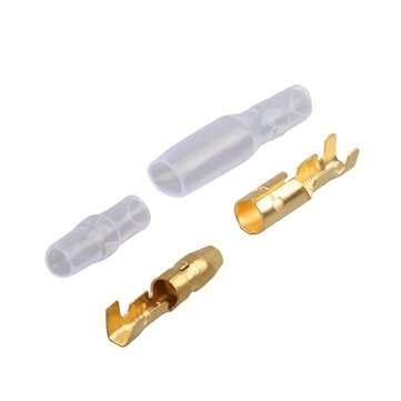 200/400pcs 4.0 Bullet Terminal Car Electrical Wire Connector Diameter 4mm 50/1... (QUANTITY: 400PCS)