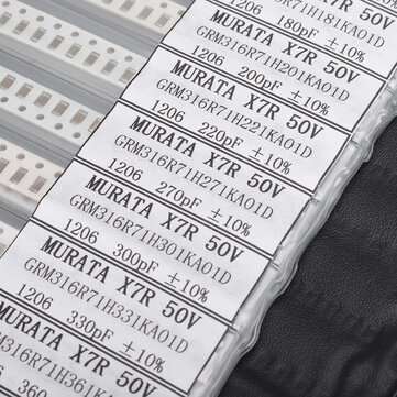 2000Pcs 1206 SMD Capacitor with 80 Kinds Value