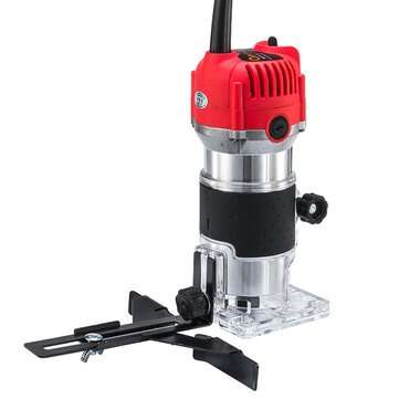 20000rpm Electric Hand Trimmer Router Wood Laminate Palm Joiners Working Cutti... (PLUG: 220VEUPLUG)