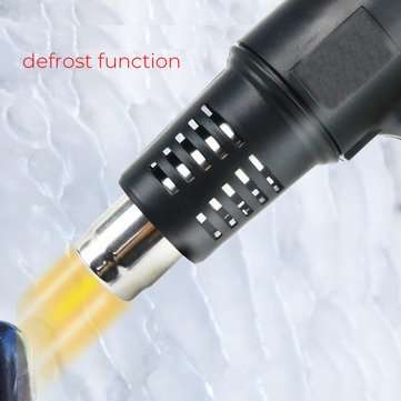 2000W 2 Speed Electric Heat Air Hot Air Machine 50-550 Adjustable Hot Air Blower
