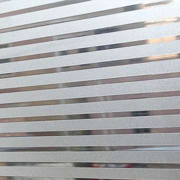 20045cm Frost Window Film Static Striped Glass Self Adhesive Film Decoration