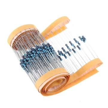 200pcs 1/4W 10K Ohm Resistor +/- 1% 1/4w 10KR Ohm Metal Film Resistors 0.25W Watt Color Ring Resista
