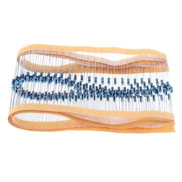 200pcs 1/4W 10K Ohm Resistor +/- 1% 1/4w 10KR Ohm Metal Film Resistors 0.25W Watt Color Ring Resista