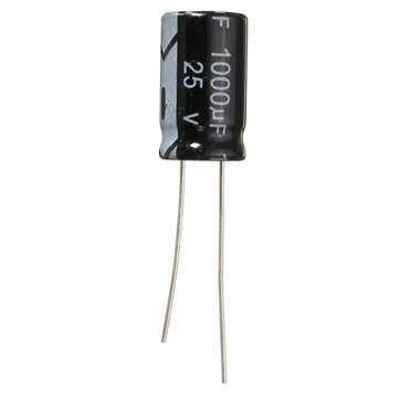 200pcs 1000uF 25V Radial Electrolytic Capacitor 10 x 17mm 105C