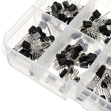 200pcs 10 Values Transistor Assortment Kit Transistors Box Pack