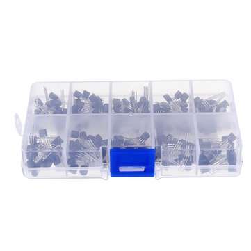 200pcs 10 Values 20 Each TO-92 Transistor Assortment Assorted Kit BC327 BC337 BC517 BC547 BC548 BC54