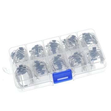 200Pcs 10 Values Rectifier Diode Assorted Kit 1N4001 1N4002 1N4003 1N4004 1N4005 1N4006 1N4007 1N581