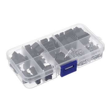 200pcs 2.54mm Dupont Terminal Male/Female Pin SM2.54 Cable Plug 2/3/4/5 Pin Electrical Jumper Header