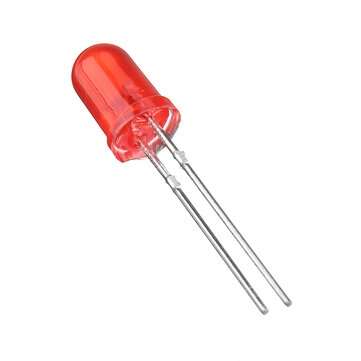200pcs 5MM Red LED Diode Round Diffused Red Color Light Lamp F5 DIP Highlight