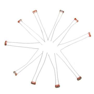200PCS 5MM GL5516 Light Dependent Resistor Photoresistor LDR
